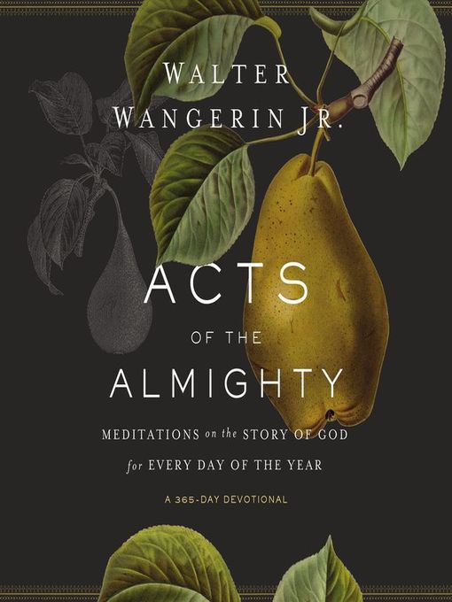 Title details for Acts of the Almighty by Walter Wangerin Jr. - Wait list